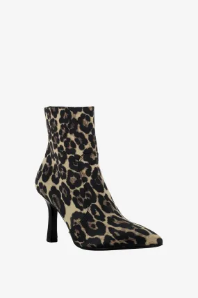Bottines à  talons imprimé léopard Lana